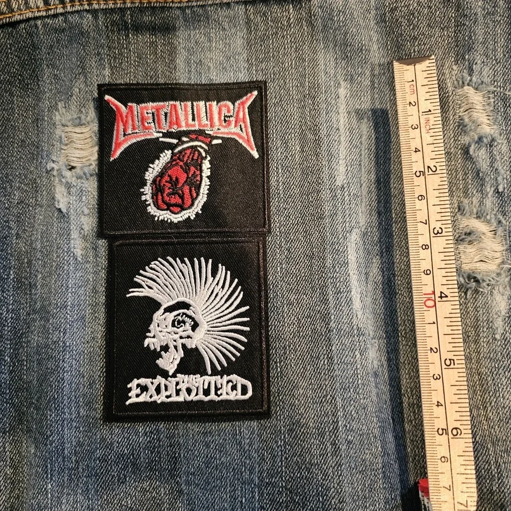 Metallica The Exploited Patches Iron-on